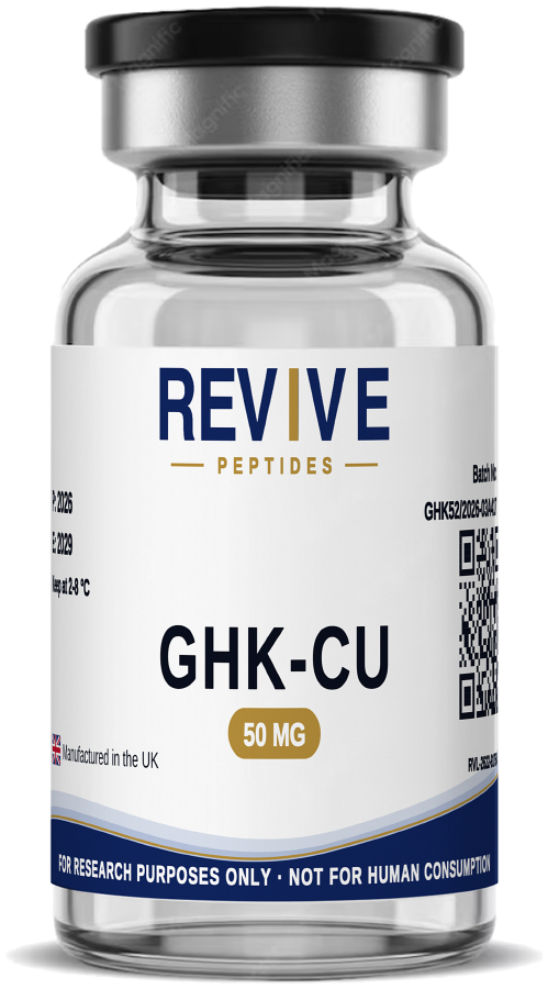 GHK-Cu 50 mg research peptide vial UK